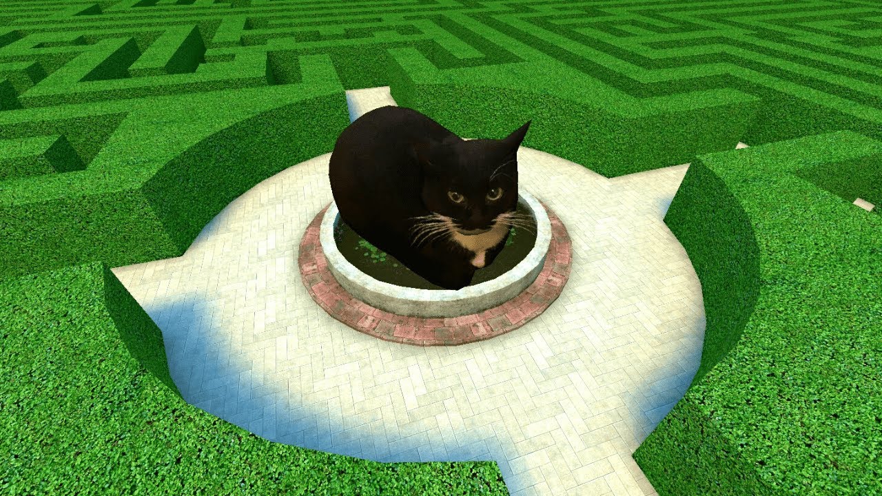 Maxwell Cat Family - Castle Labyrinth (Garry's Mod)