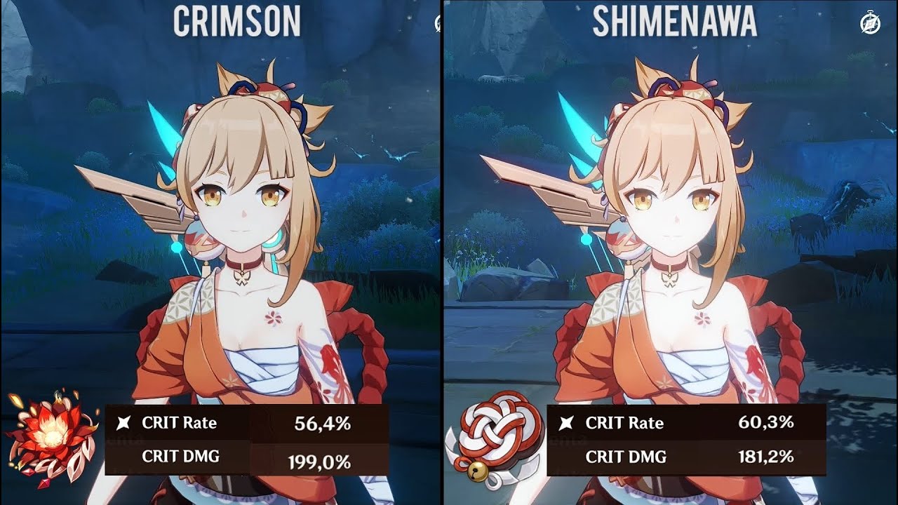 Yoimiya - Crimson Witch vs Shimenawa Reminiscence (Genshin Impact)