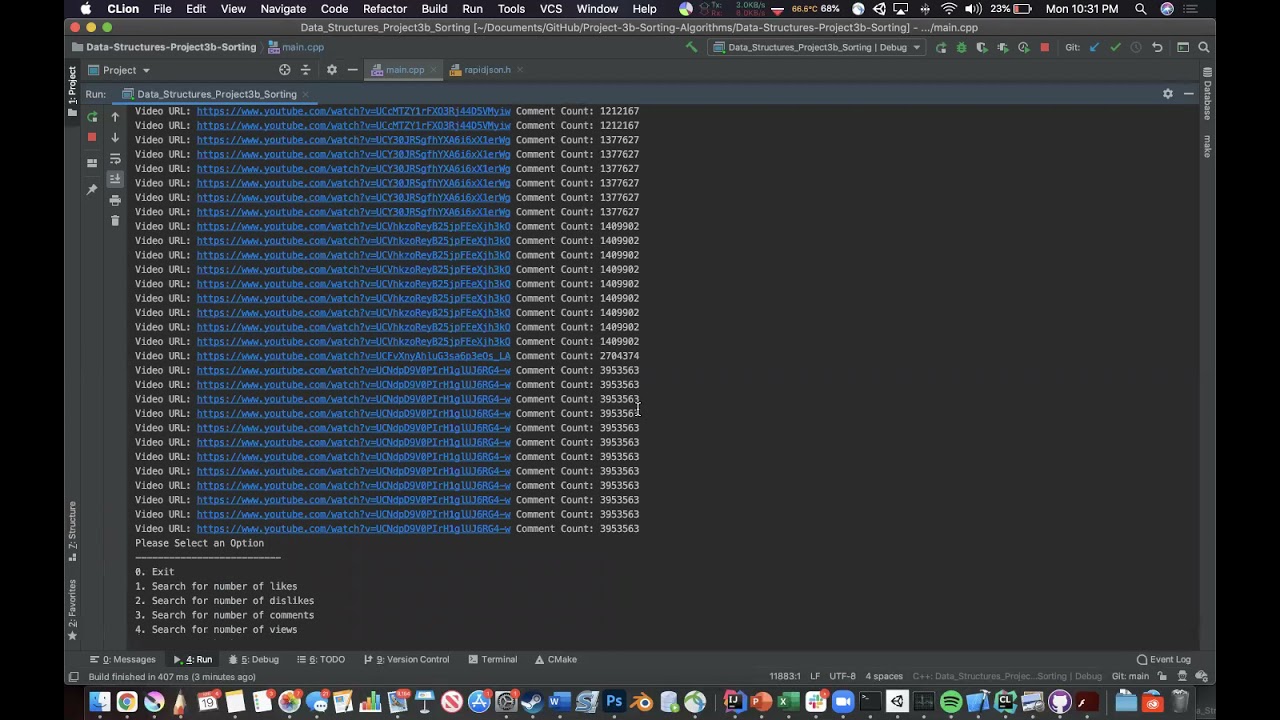 Data Structures Project3a(HeapSort and MergeSort), Ryan Menke, Tessa Sun.