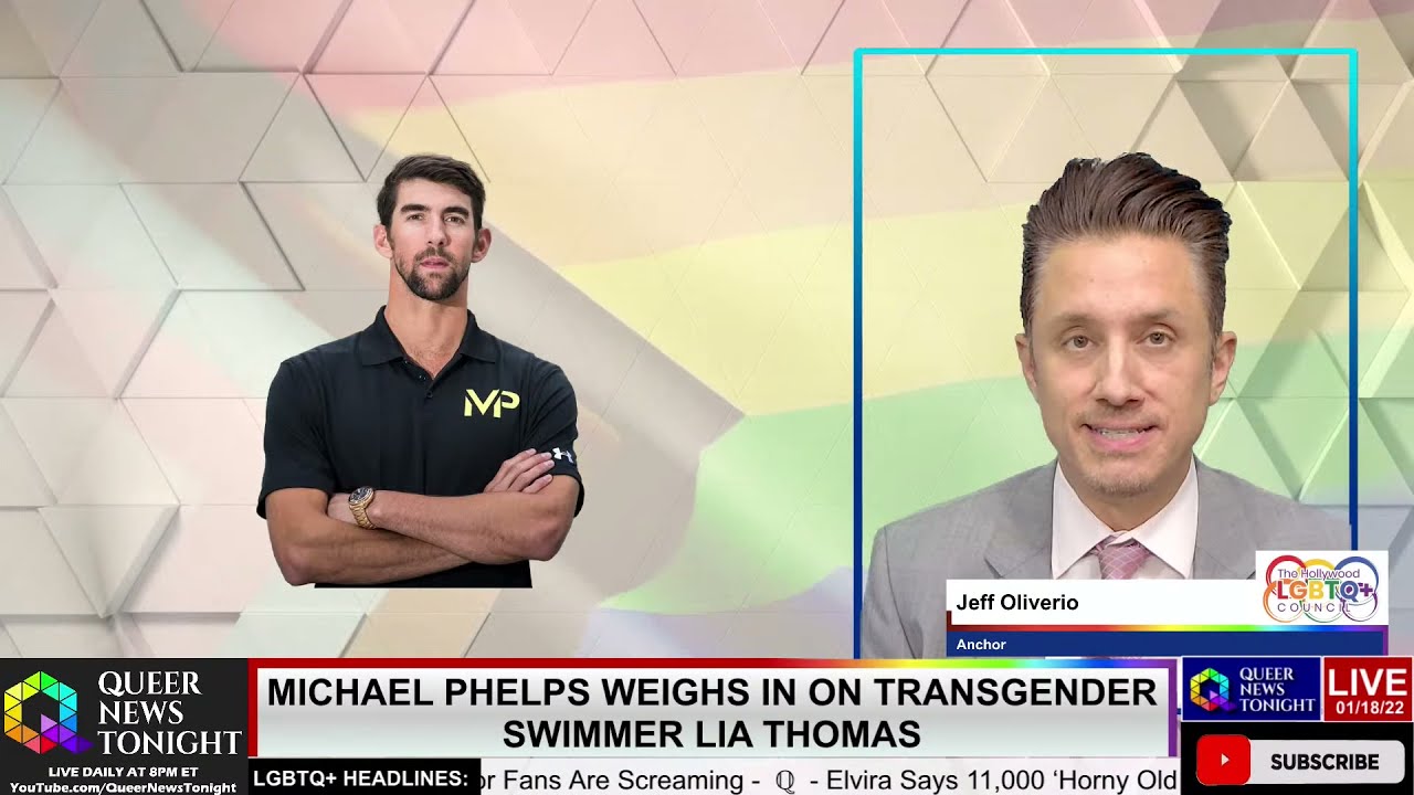 Michael Phelps Weighs In On Transgender Swimmer Lia Thomas | Queer News Tonight