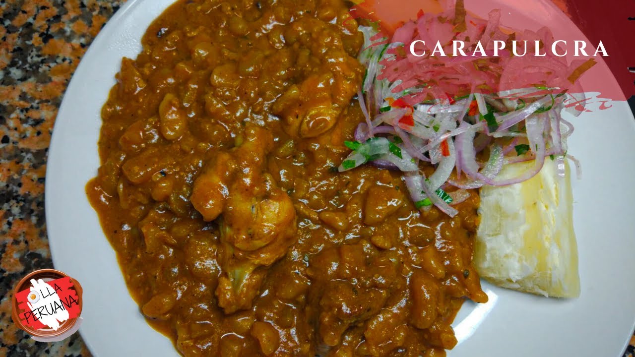 Cómo hacer carapulcra de pollo y chancho peruana - Olla Peruana 👨‍🍳💓👨‍🍳