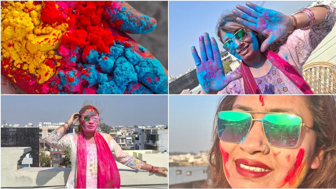 Kaise kari hamne holi celebrate🤩||Jamkar kiya dance 💃 ||*MAAR Pittai. HO GAYI 💀*||