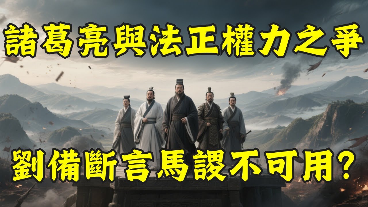 諸葛亮地位遭法正撼動？如果法正活著，諸葛亮只是配角？劉備看透馬謖的玄機，劉備為何強調馬謖不可用？龐統不被重用另有隱情！龐統身負奇才，為何孫權和劉備初期都未重用他？