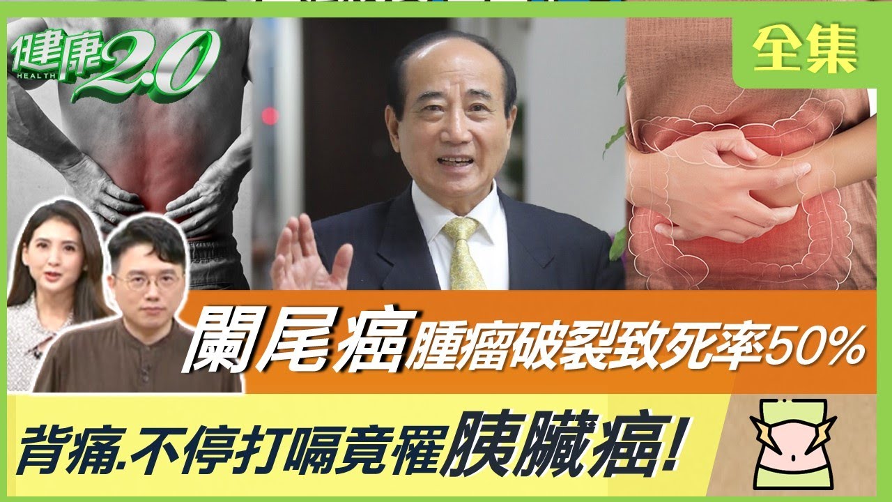 要命腹痛 日星爆罹盲腸癌！闌尾癌腫瘤破裂致死率50%！腸中風24hr腸壞死達82%！背痛.不停打嗝竟罹胰臟癌！必學順腸道黃金穴位！攝取葉酸.B6降胰臟癌風險76%！健康2.0 20221120 完整版
