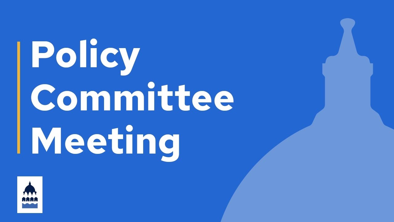 June 10, 2026 - Policy Committee Meeting