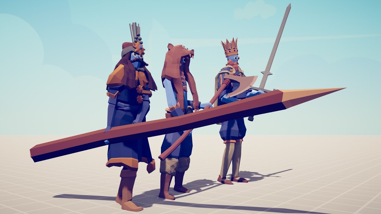 KINGS TRIO vs EVERY UNIT - Totally Accurate Battle Simulator TABS