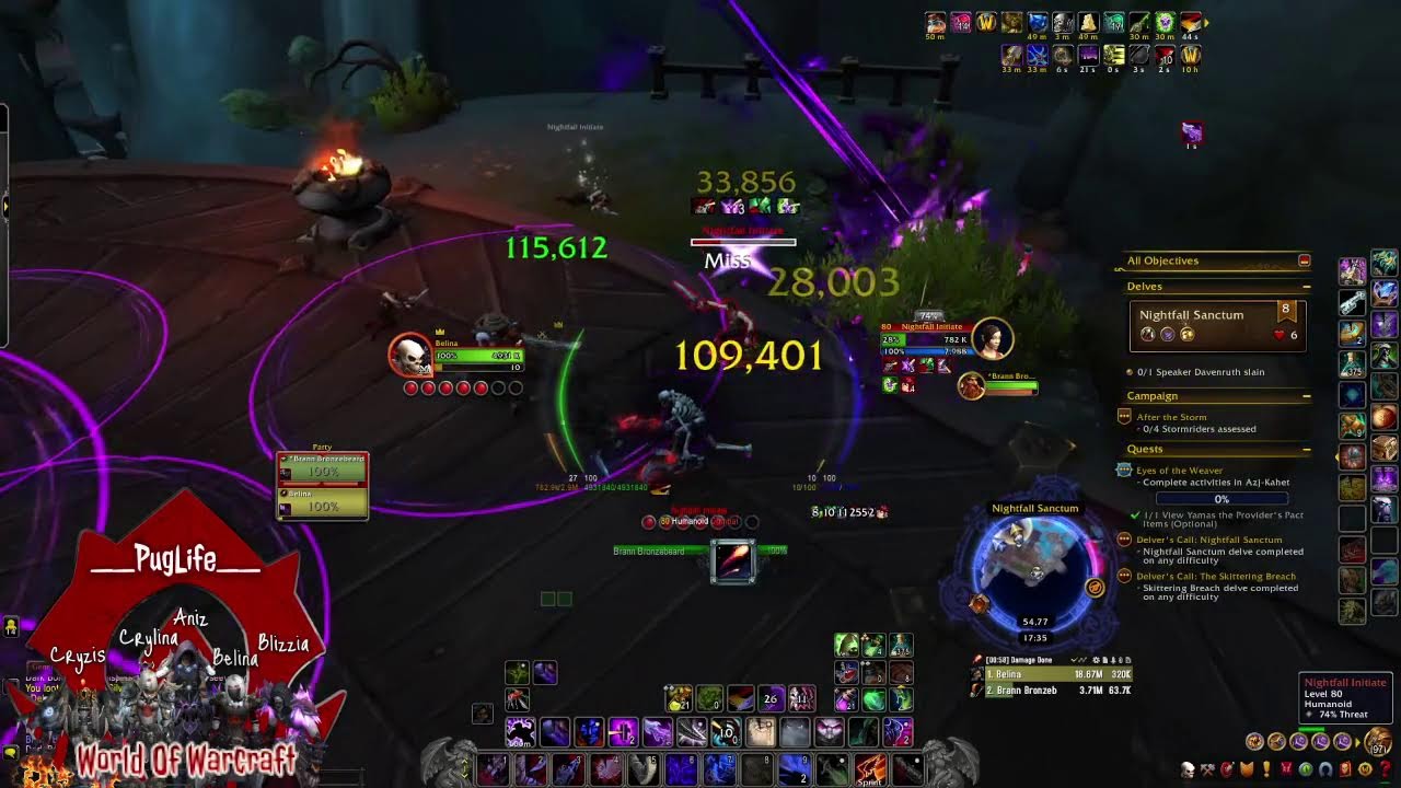 World Of WarCraft - The War WithIn: Sub rogue solo Delvs__PugLife__