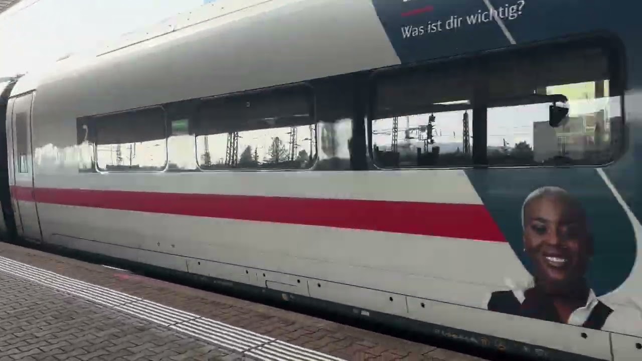 Trains and trams at Basel Bad Hauptbahnhof