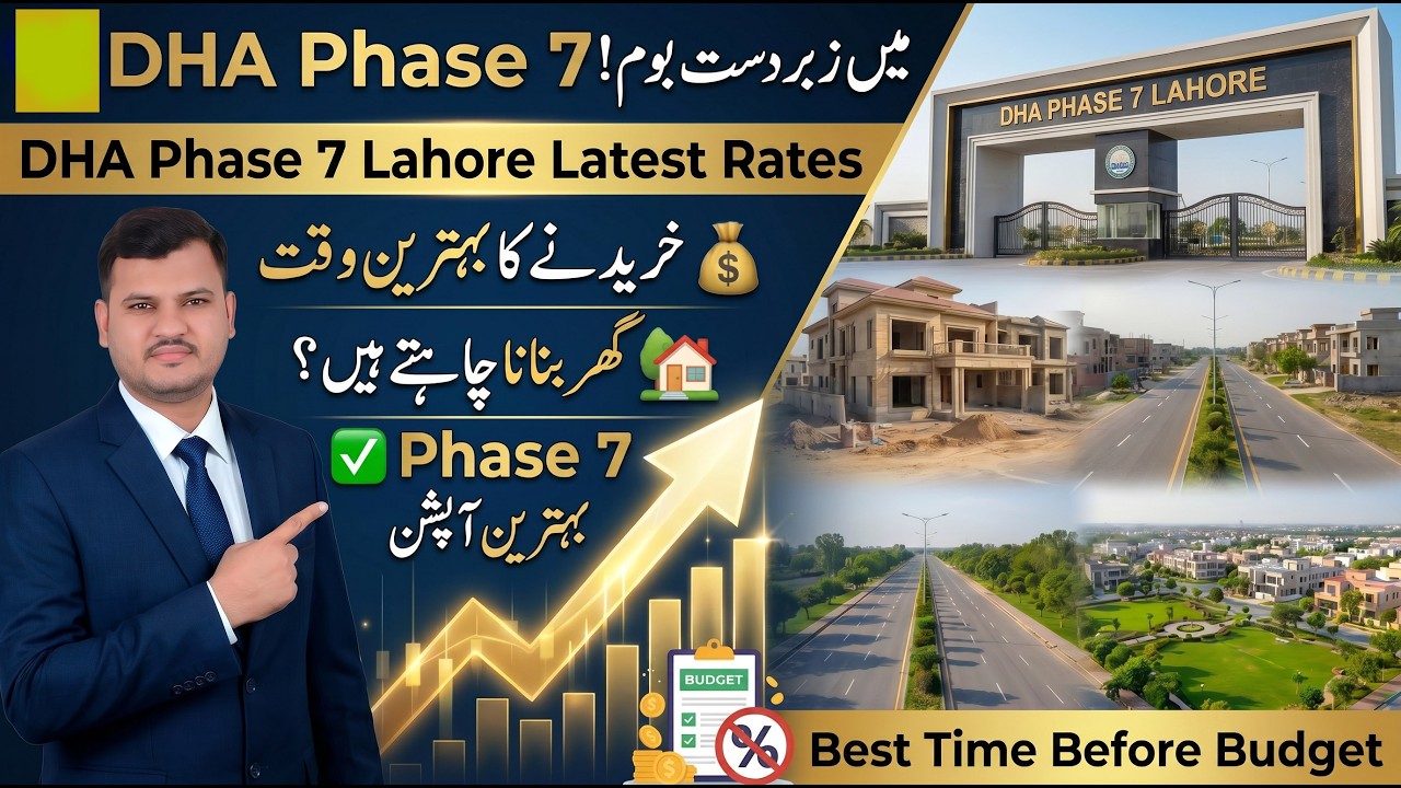 DHA Phase 7 Lahore 5 Marla, 10 Marla & 1 Kanal Plot Price Analysis | Possession vs File Rates