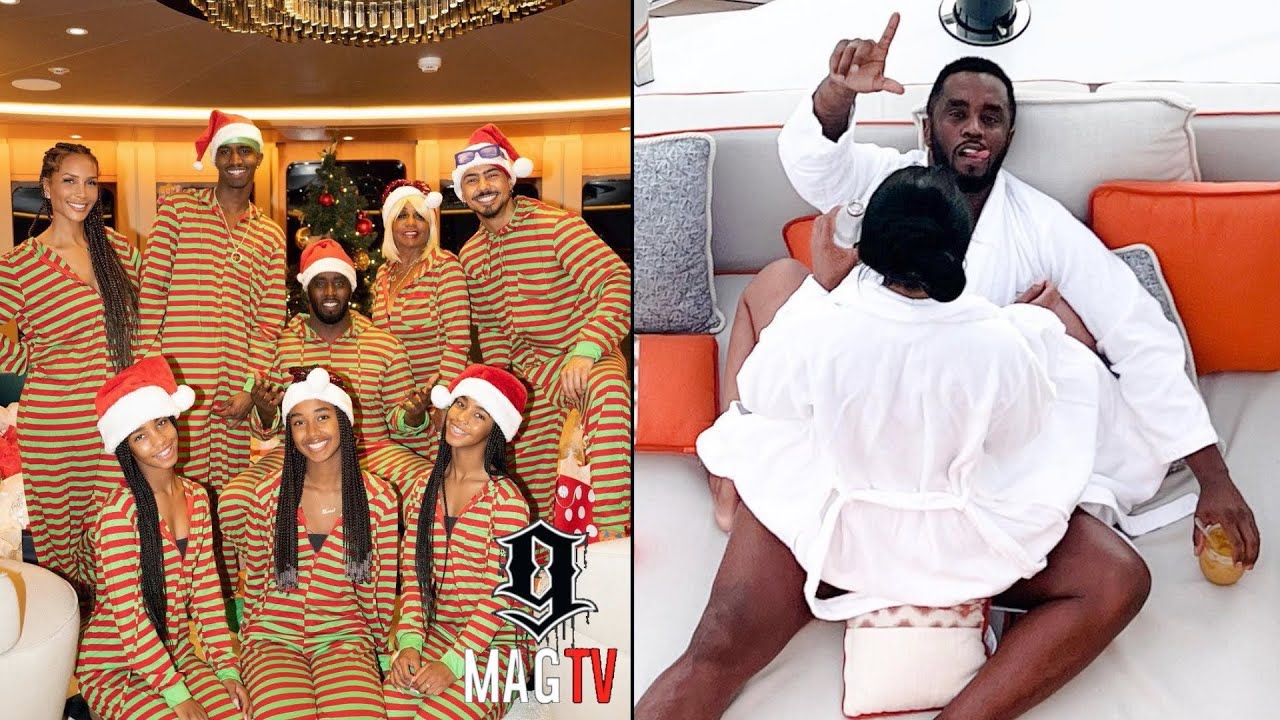 Diddy Vacations On Luxury Yacht With His Family In St. Barts! 🛥