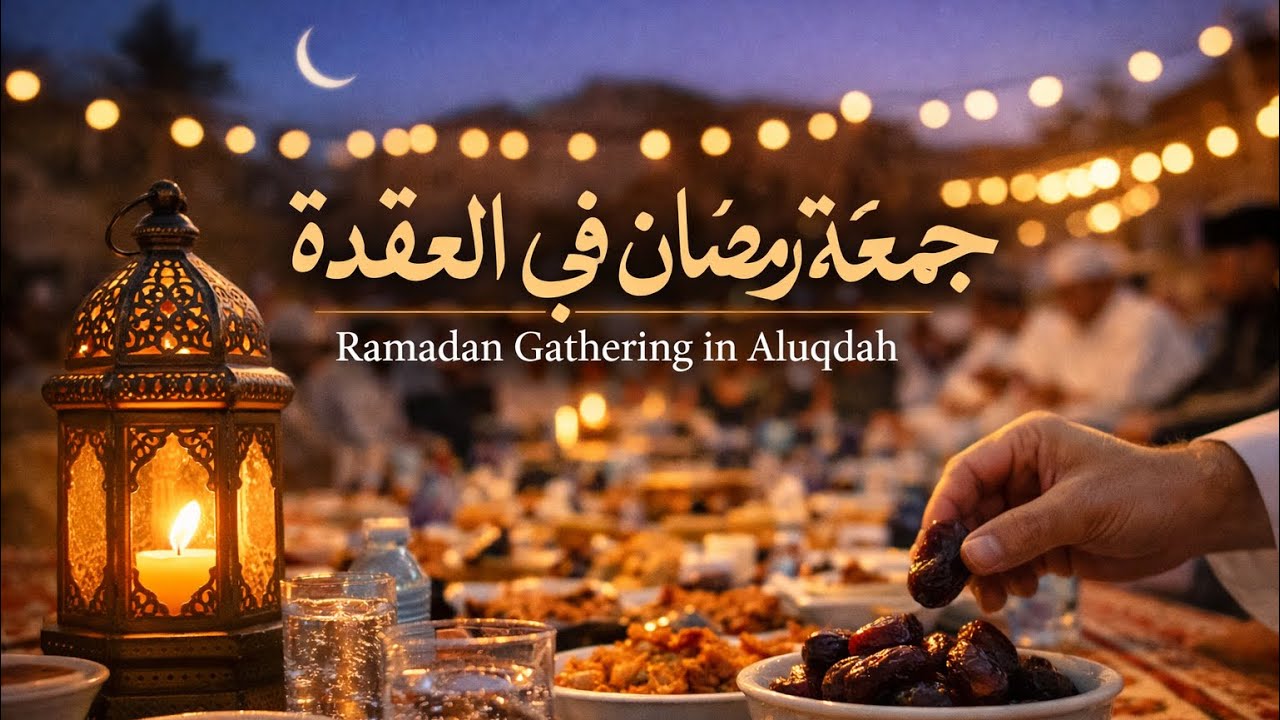 Ramadan iftar gathering الإفطار الجماعي في العقدة