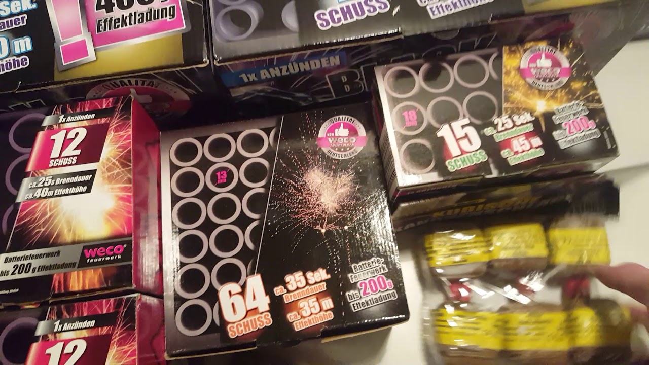vuurwerk collectie Duitsland 2018/2019 (€150)