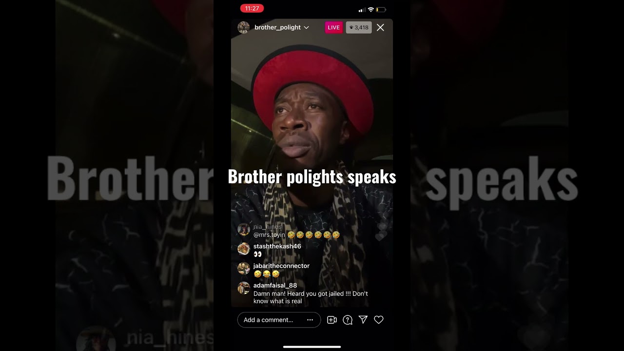 Brother Polight Speaks for the first time