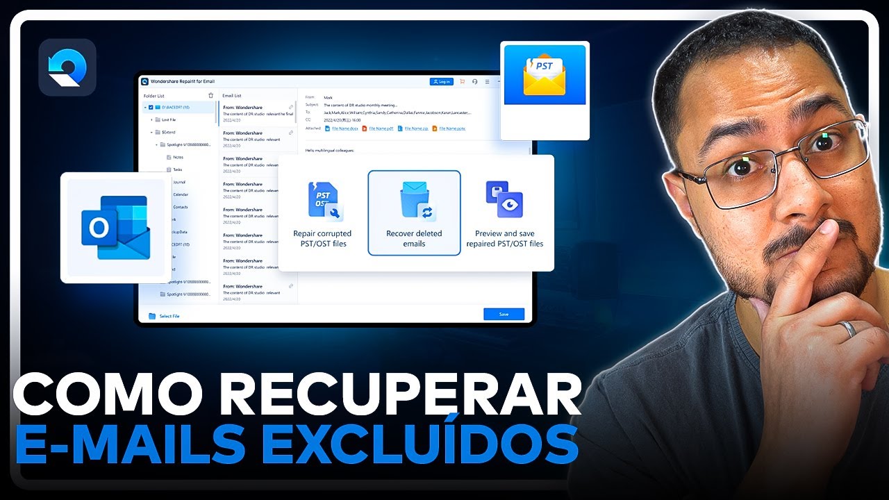 Como RECUPERAR E-MAILS EXCLUÍDOS há MUITO TEMPO? É fácil! | Repairit