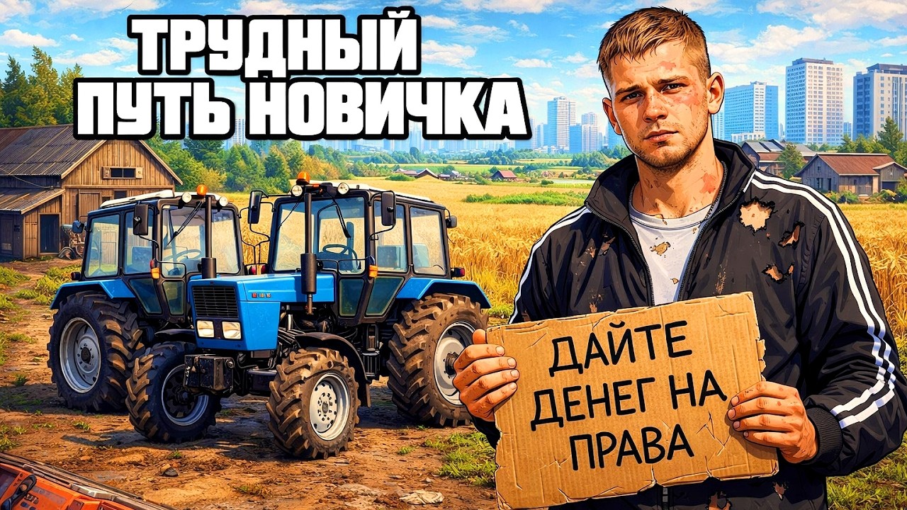 НАШЁЛ ФЕРМУ В ДРУГОЙ ИГРЕ - ТРУДНЫЙ ПУТЬ НОВИЧКА / РАДМИР ОНЛАЙН #1