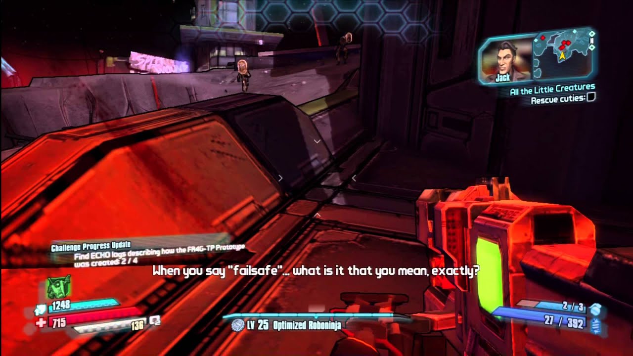 Borderlands TPS Claptrap's Echo locations