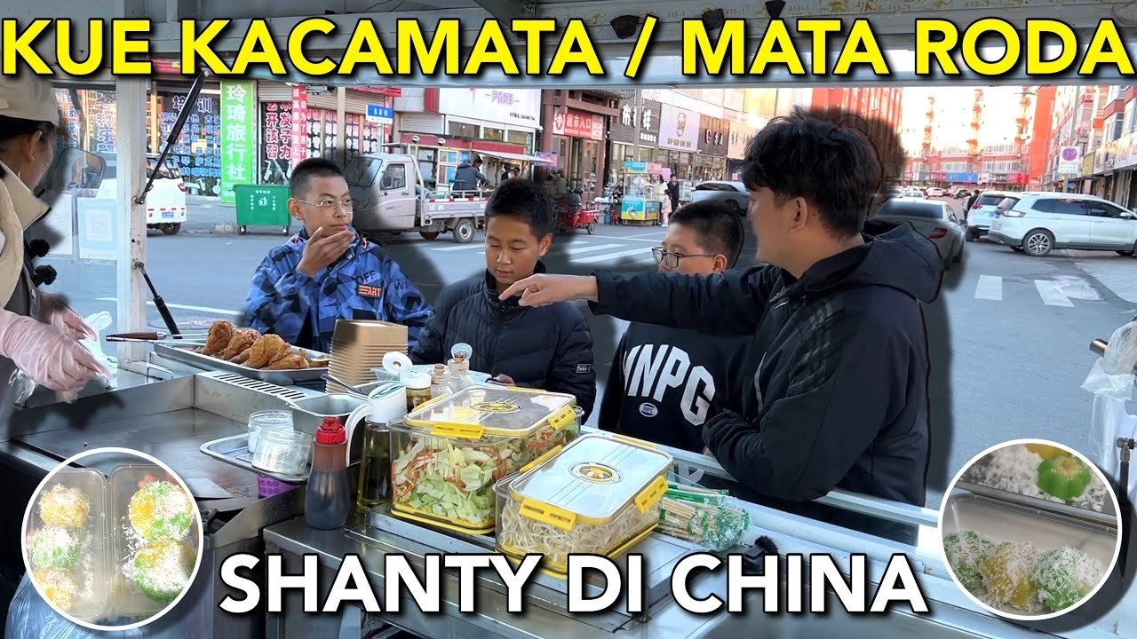 BERBAGI MAKANAN KHAS INDONESIA GRATIS DI JUMAT BAROKAH UNTUK WARGA CHINA,LANGSUNG DISERBU SEMUANYA😂