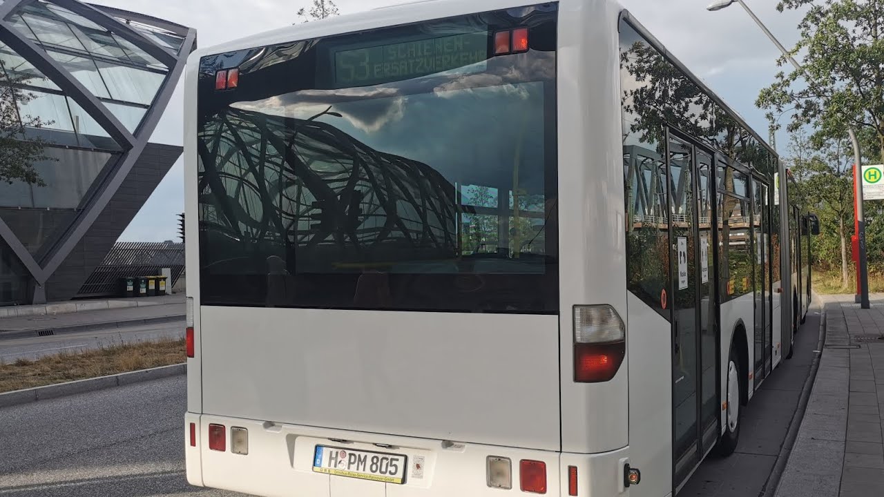 Mitfahrt im Mercedes-Benz CITARO G Euro 4 (4-Türer) als S3 SEV von Inselpark bis U/S Elbbrücken