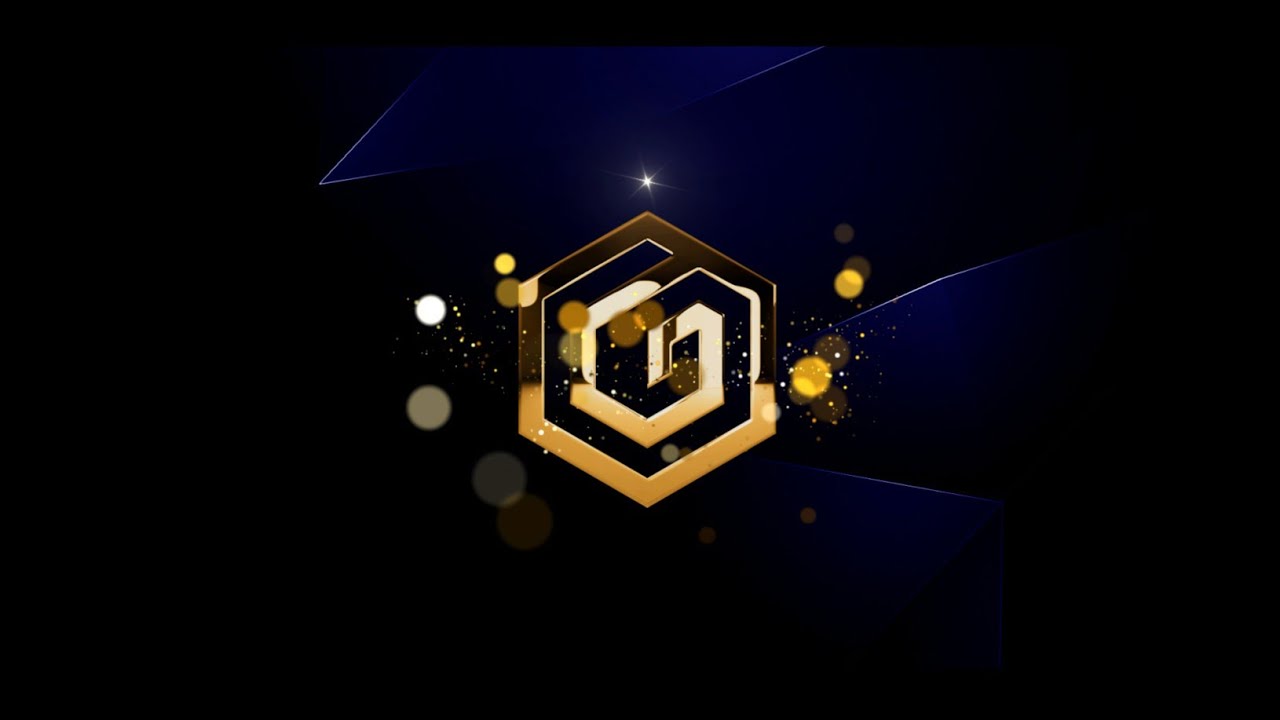 Simple Golden Particle Logo Animation After Effects | No Plugins