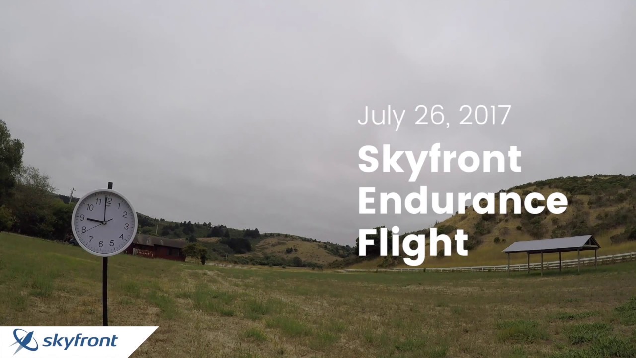 World Record Multirotor Endurance Flight - 4 hours 34 minutes - Skyfront Tailwind