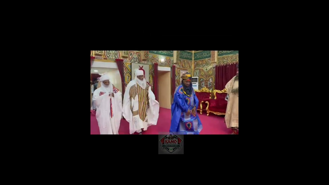 Mai Martaba Sarkin Kano Tare da Mai Martaba Sarkin Zazzau Yau Juma
