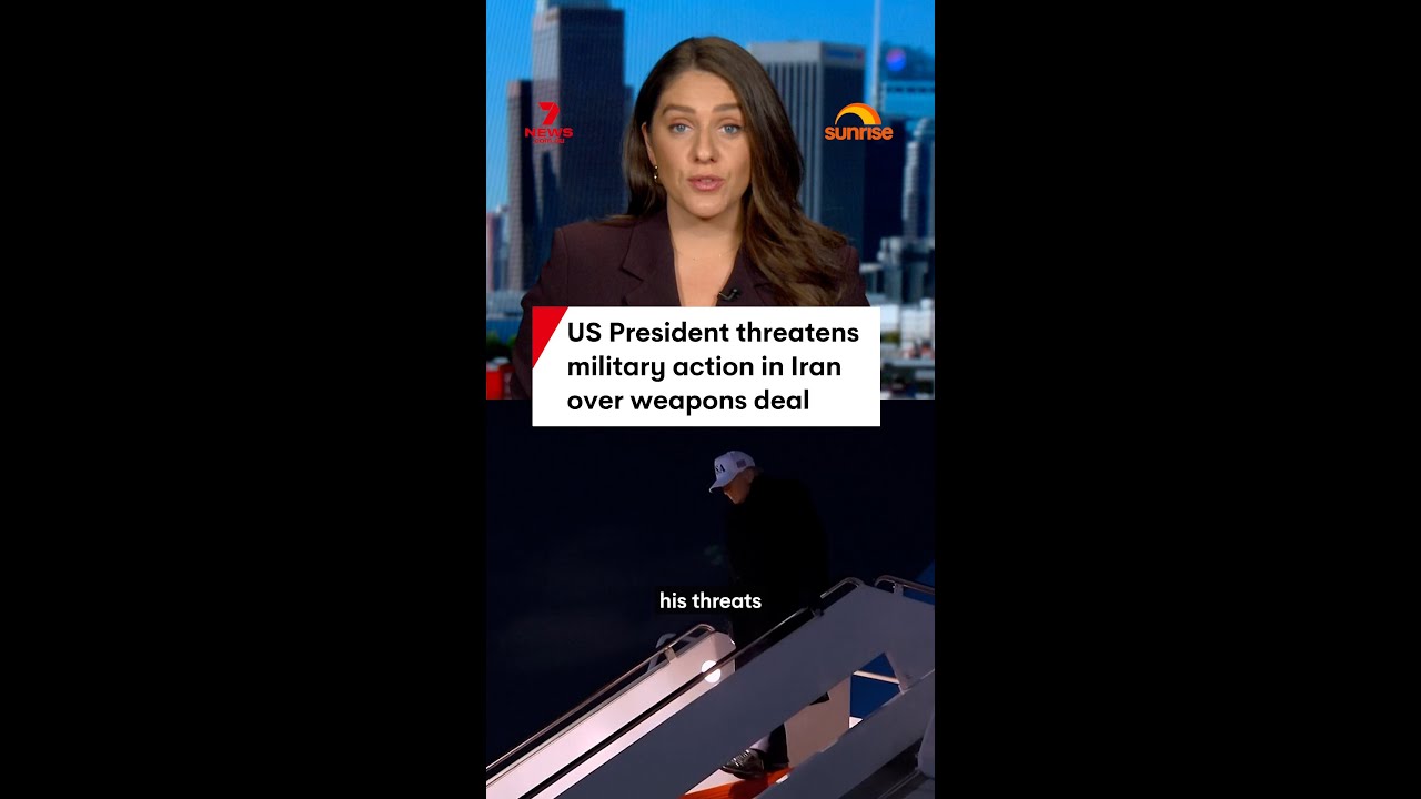 US President threatens military action in Iran over weapons deal