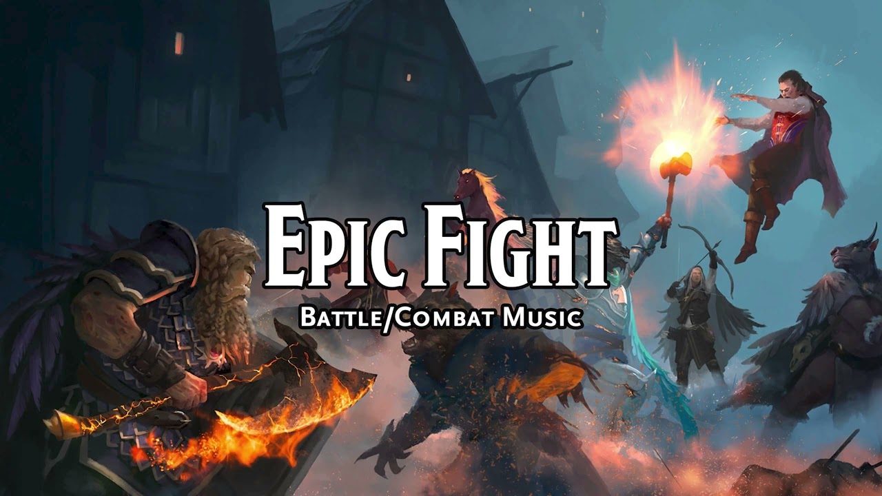 Epic Fight | D&D/TTRPG Battle/Combat/Fight Music | 1 Hour