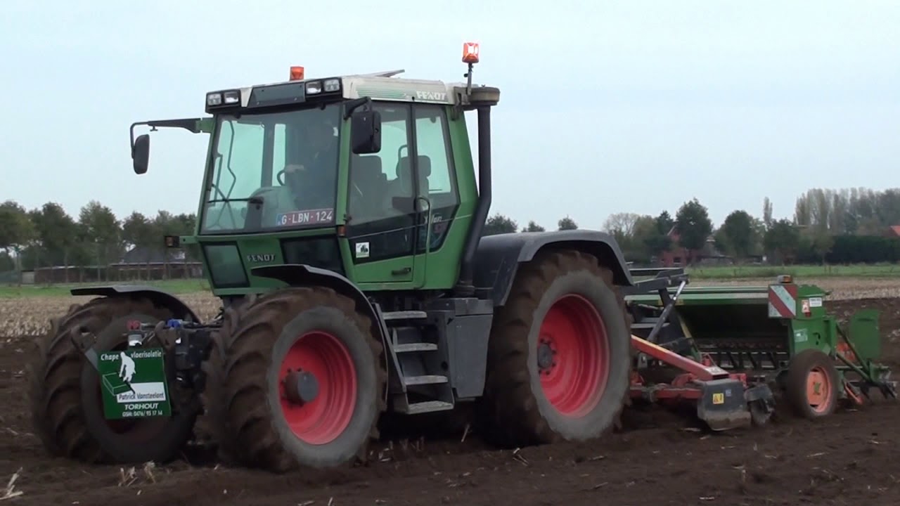 Landb. Vansteelant - Torhout - Fendt Xylon 524 - Fendt Favorit 824