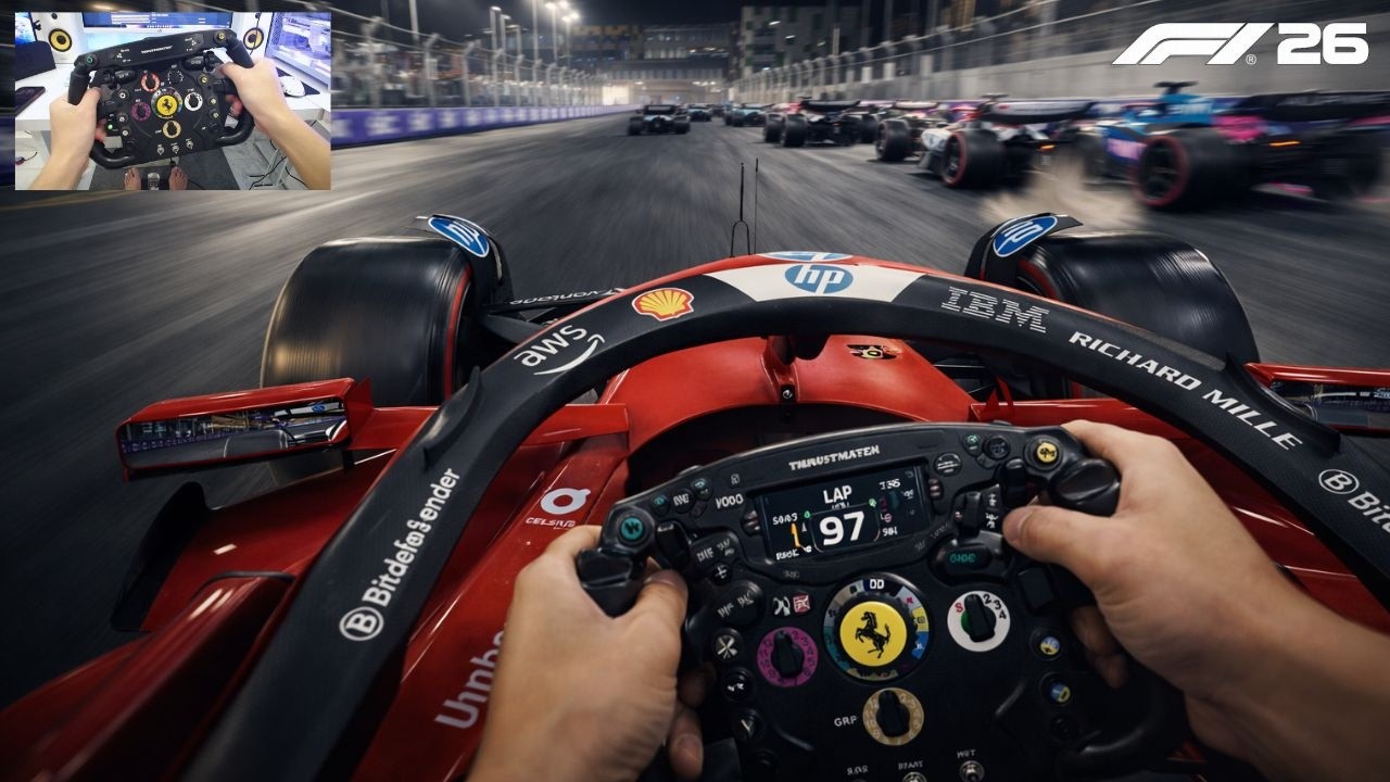 Realistic Gameplay F1 26 - Charles Leclerc's Ferrari SF-26 | 2026 Saudi Arabia F1 #Race Day