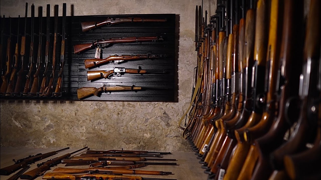 My new Custom Gun Room with Hold Up Displays