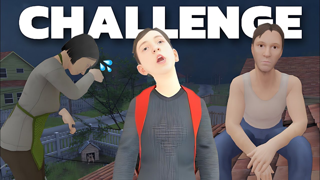 Jebol Atap Rumah di Mode Challenge | Schoolboy Runaway - Rooftop Escape