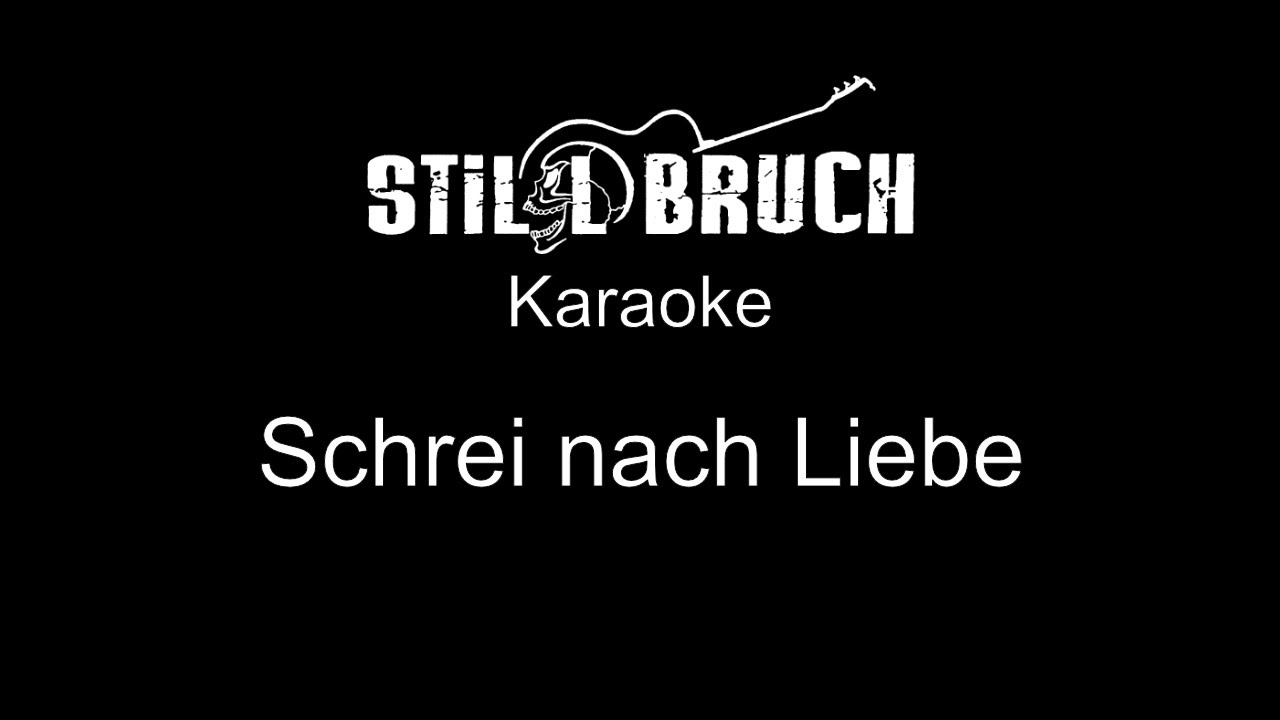 Schrei nach Liebe - Karaoke