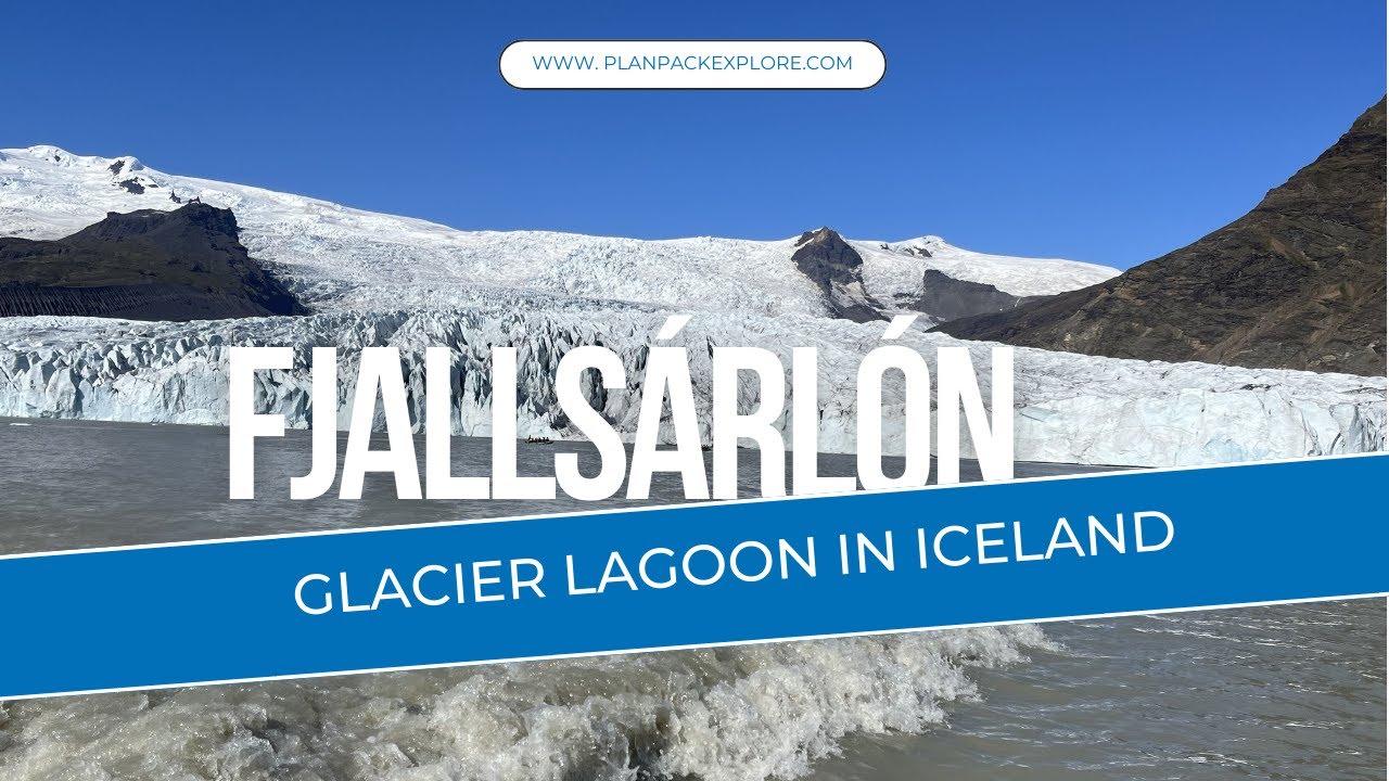 Fjalls&aacute;rl&oacute;n Lagoon in Iceland - Zodiac Boat Tour.