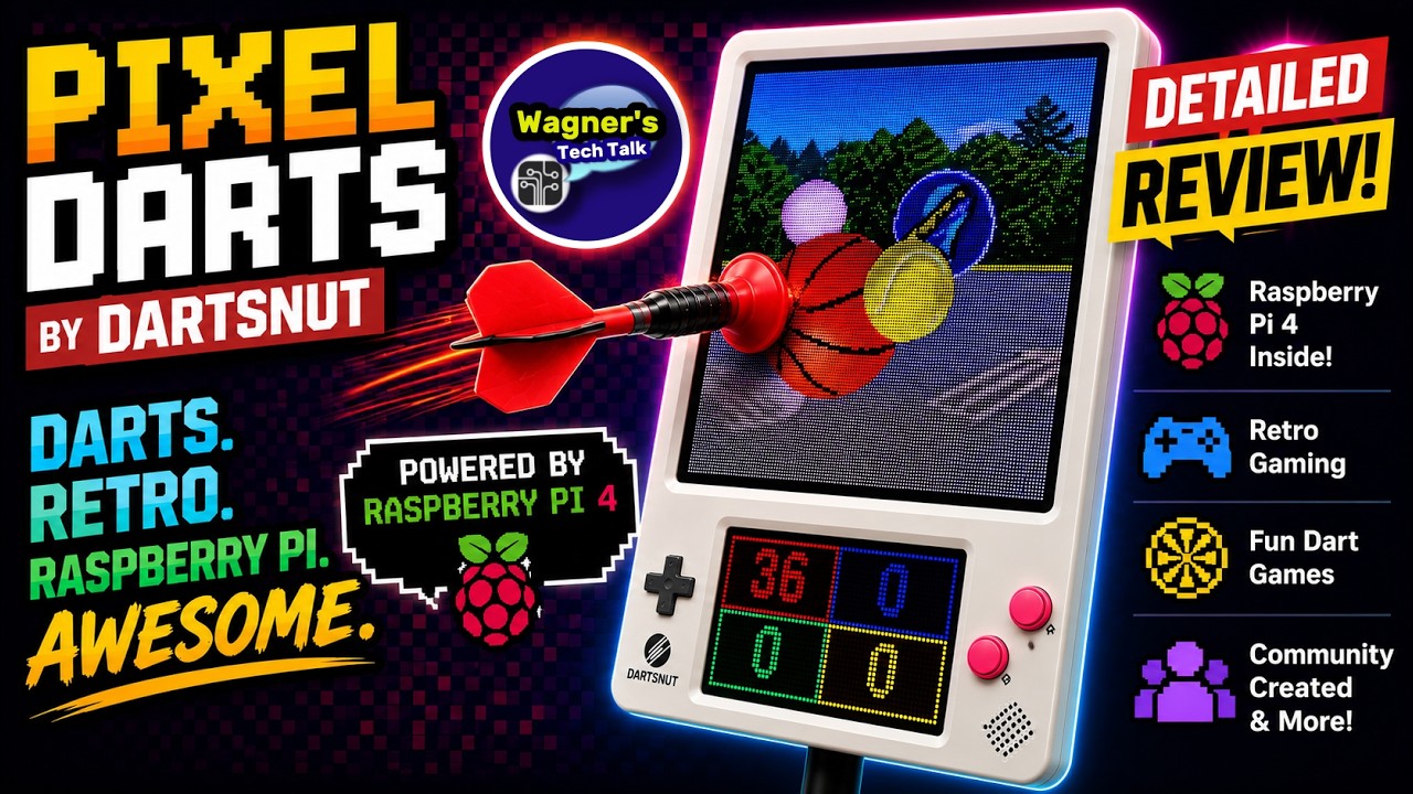 Pixeldarts: The Raspberry Pi Smart DART🎯Board You Didn&rsquo;t Know Existed