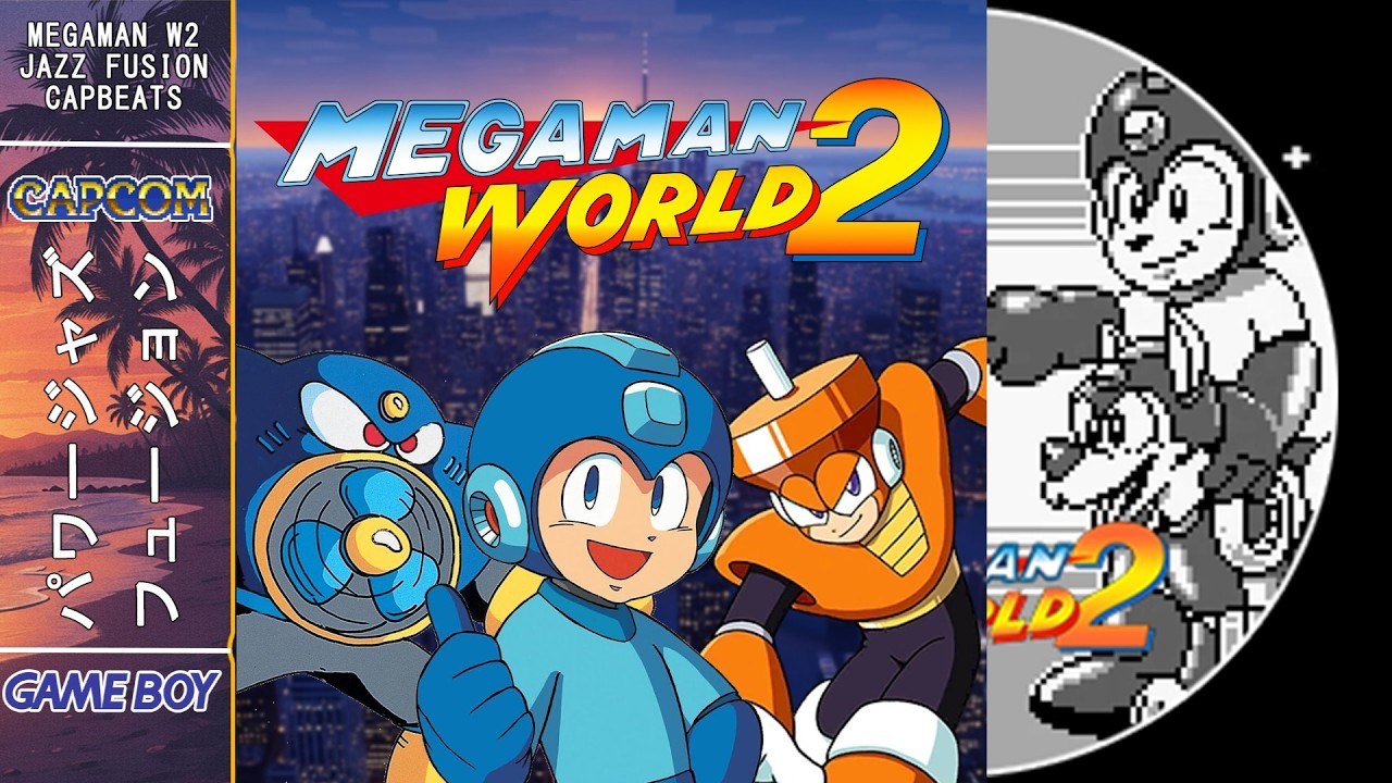 🎷 Power Jazz Fusion - Mega Man World 2 Remixed Album 🎧