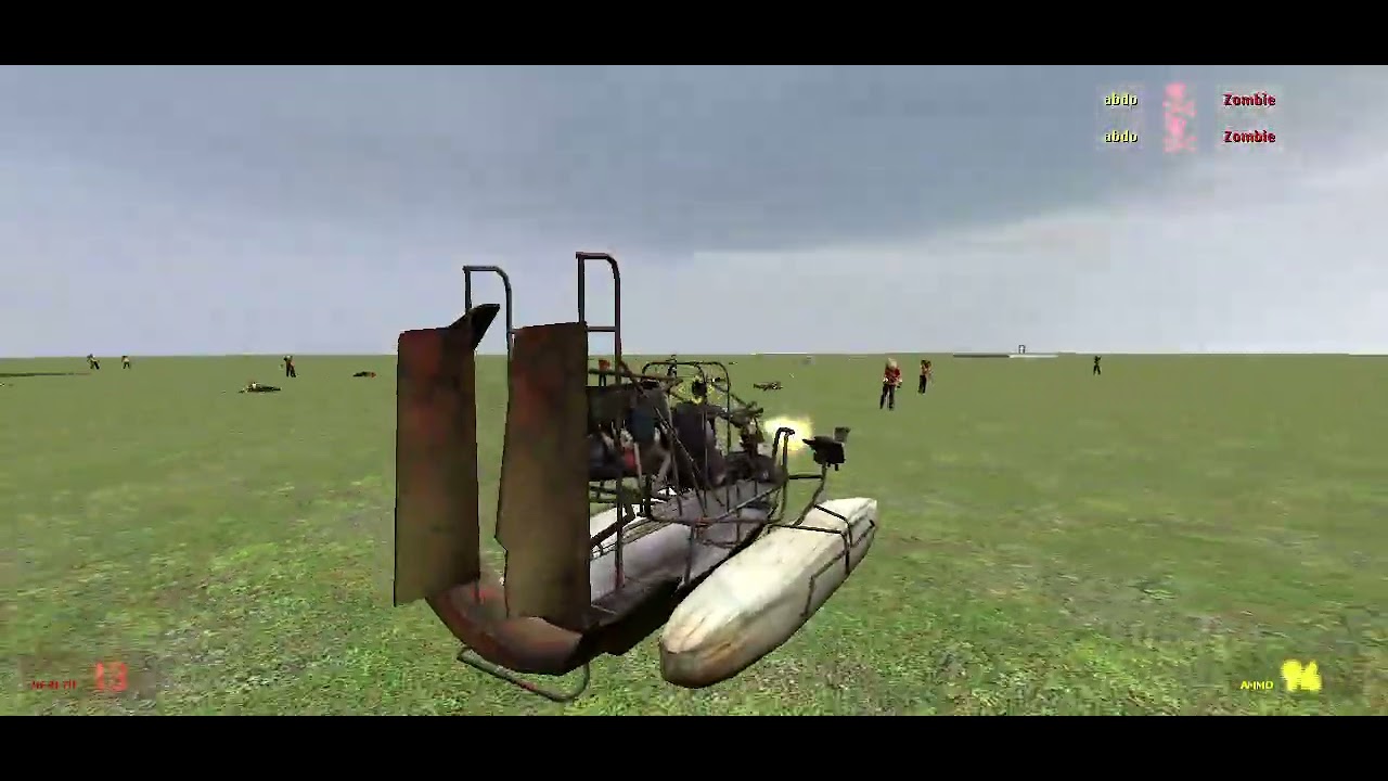 عبده vs زومبي Garry's Mod