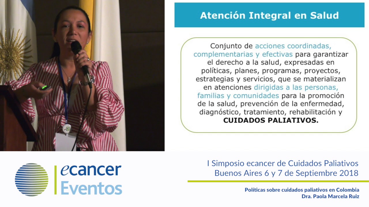 Políticas sobre cuidados paliativos en Colombia.