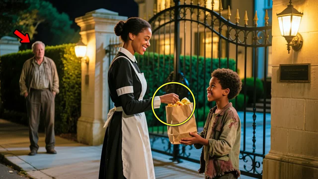 CEO Catches His Maid Giving Leftover Food to a Poor Boy, The Next Day, the Truth Stuns Him