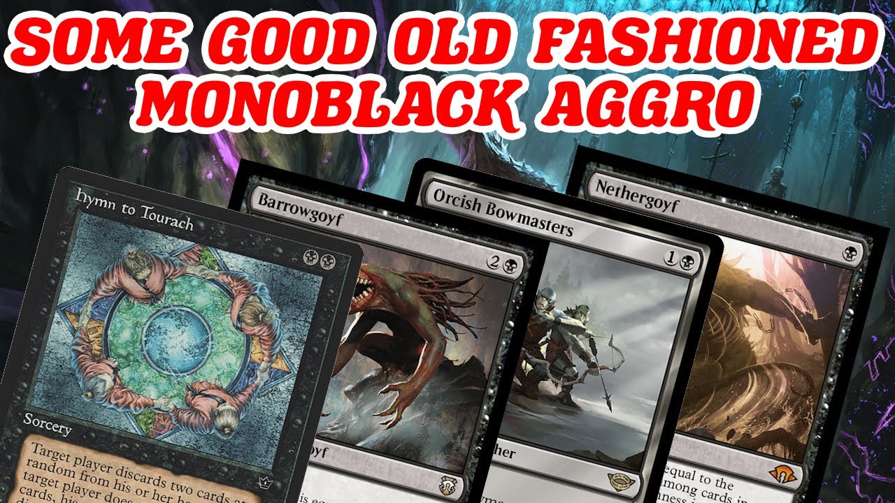 SOME GOOD OLD FASHIONED MONOBLACK AGGRO! Legacy monoblack disruptive beatdown MTG