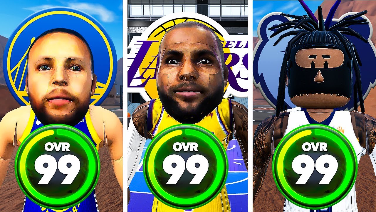 Я использовал ВСЕХ ИГРОКОВ НБА в Roblox Basketball..