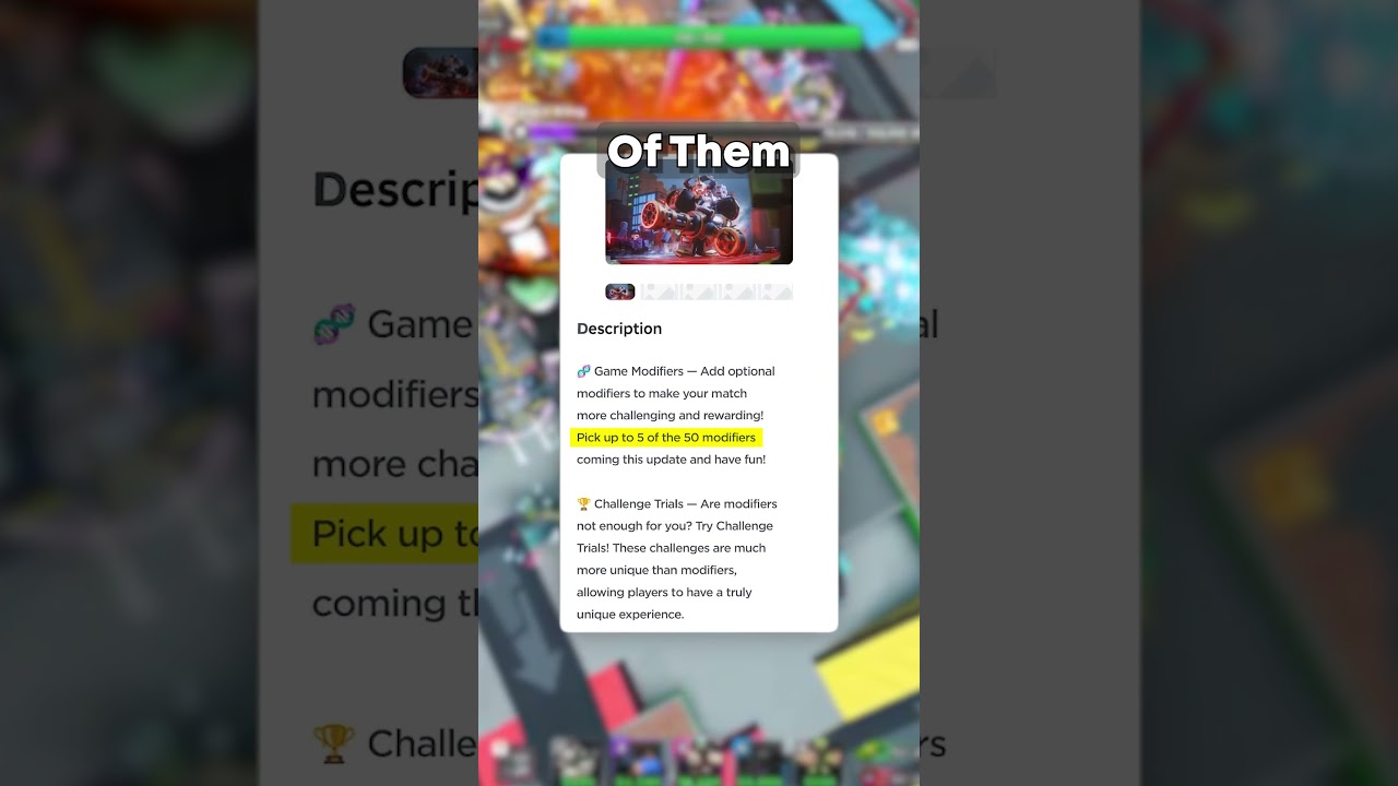 TDS MODIFIERS UPDATE DETAILS 🌀🎯 50 MODIFIERS + CHALLENGE TRIALS