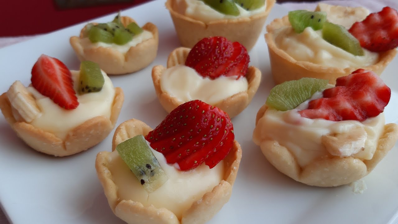 Meyveli tartolet (Kalıpsız Hiç bu kadar kolay olmamıştı😊) fruit tartlet