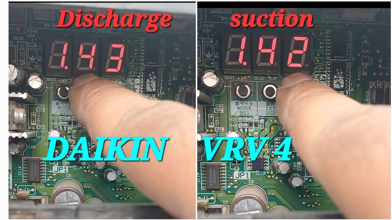Daikin VRV 4  Mein Gas Pressure Kaise check karre हिंदी aur اردو mein. #VRF #VRV