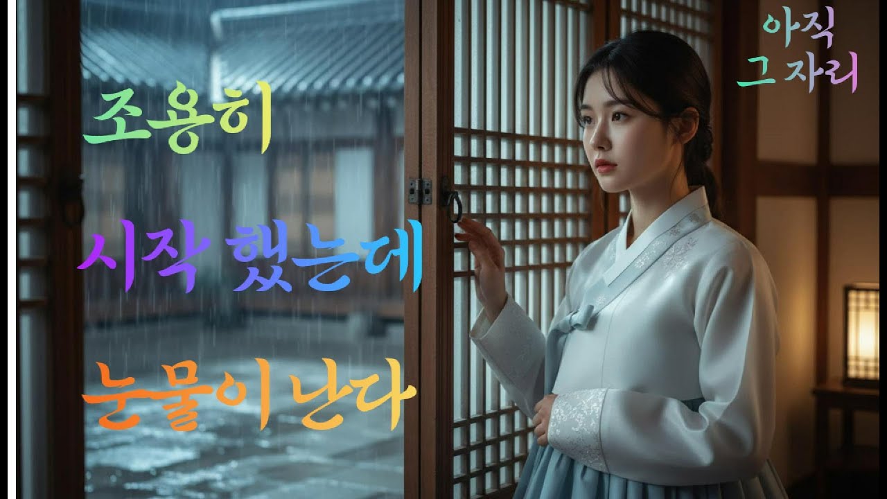 조용히 시작 했는데 눈물이 난다/아직 그자리/ #트로트 #5060 #7080 #음악 #국악트로트