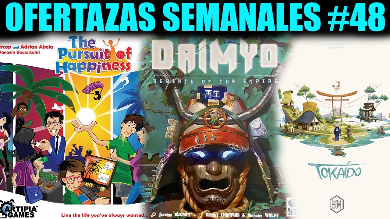 Ofertazas Semanales #48 | Daimyo, Tokaido, La búsqueda de la felicidad y... ¡muchos más!