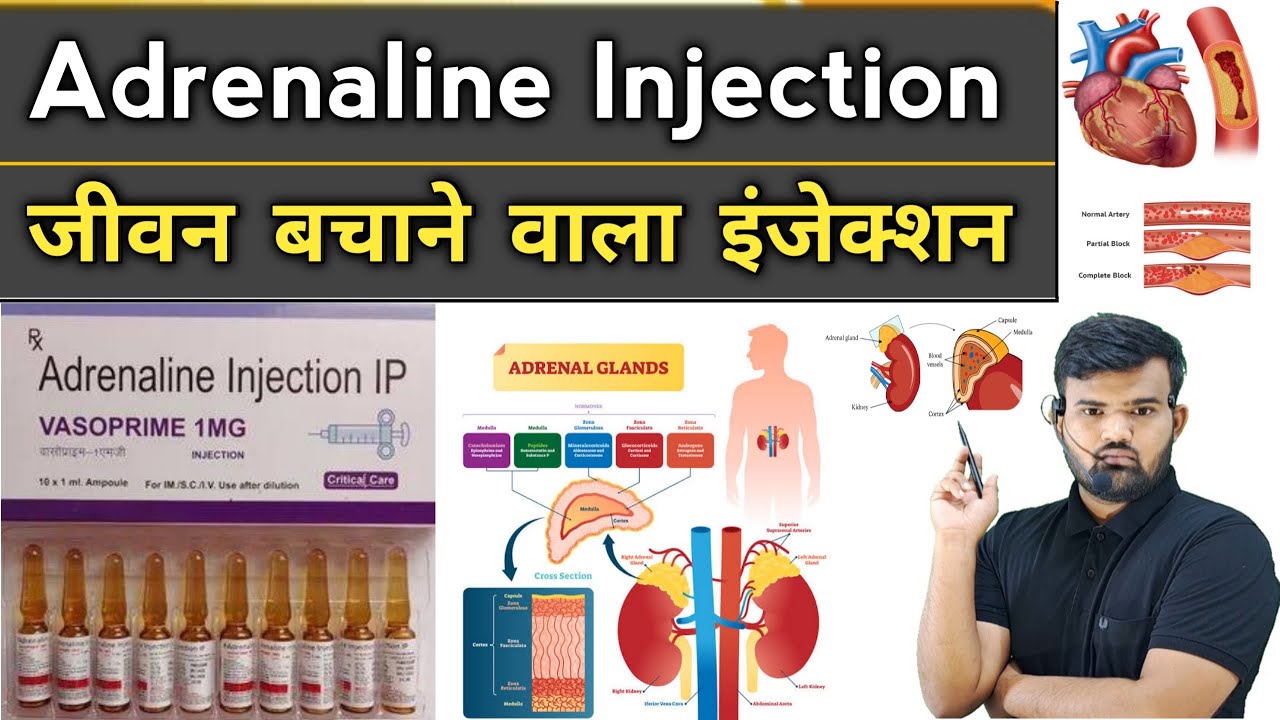 Adrenaline Injection | Medicine | Medicine Use | Emergency Medicine | Treatment | Disease | Doctor