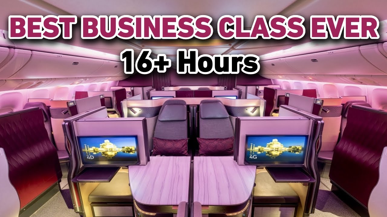 Ultra Luxurious Qatar Airways QSuite - San Francisco to Doha