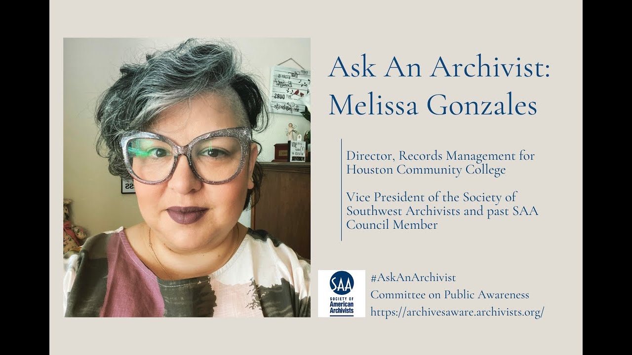 #AskAnArchivist Day 2021 - Interview with Melissa Gonzales (2)