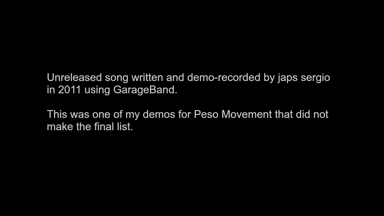 japs sergio ~ pro social (2011 unreleased demo for @PesoMovement)