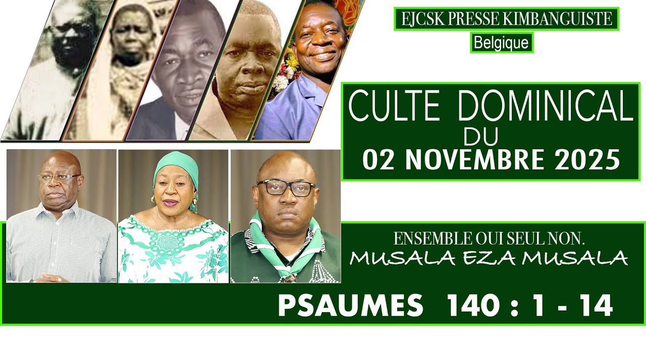 CULTE  DOMINICAL  DU  02 NOVEMBRE 2025